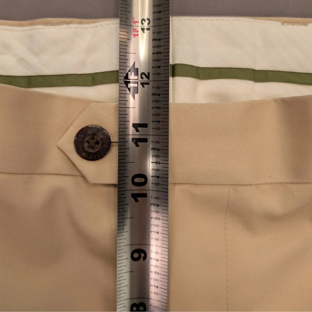 Orvis Signature Khaki Pants 35x30 Flat Front Cotton Classic Fit